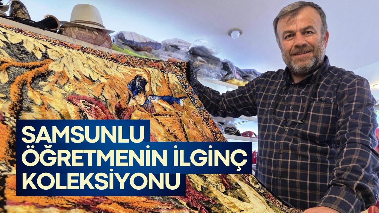 Samsunlu öğretmenin ilginç koleksiyonu