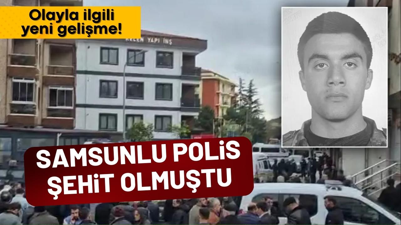 Samsunlu polisin şehit edilmesine ilişkin 5 kişi adliyede
