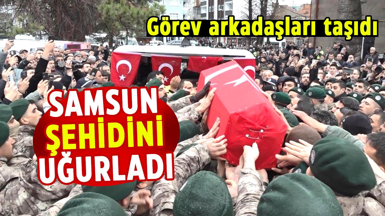 Samsunlu şehit polis Emre Albayrak gözyaşlarıyla uğurlandı