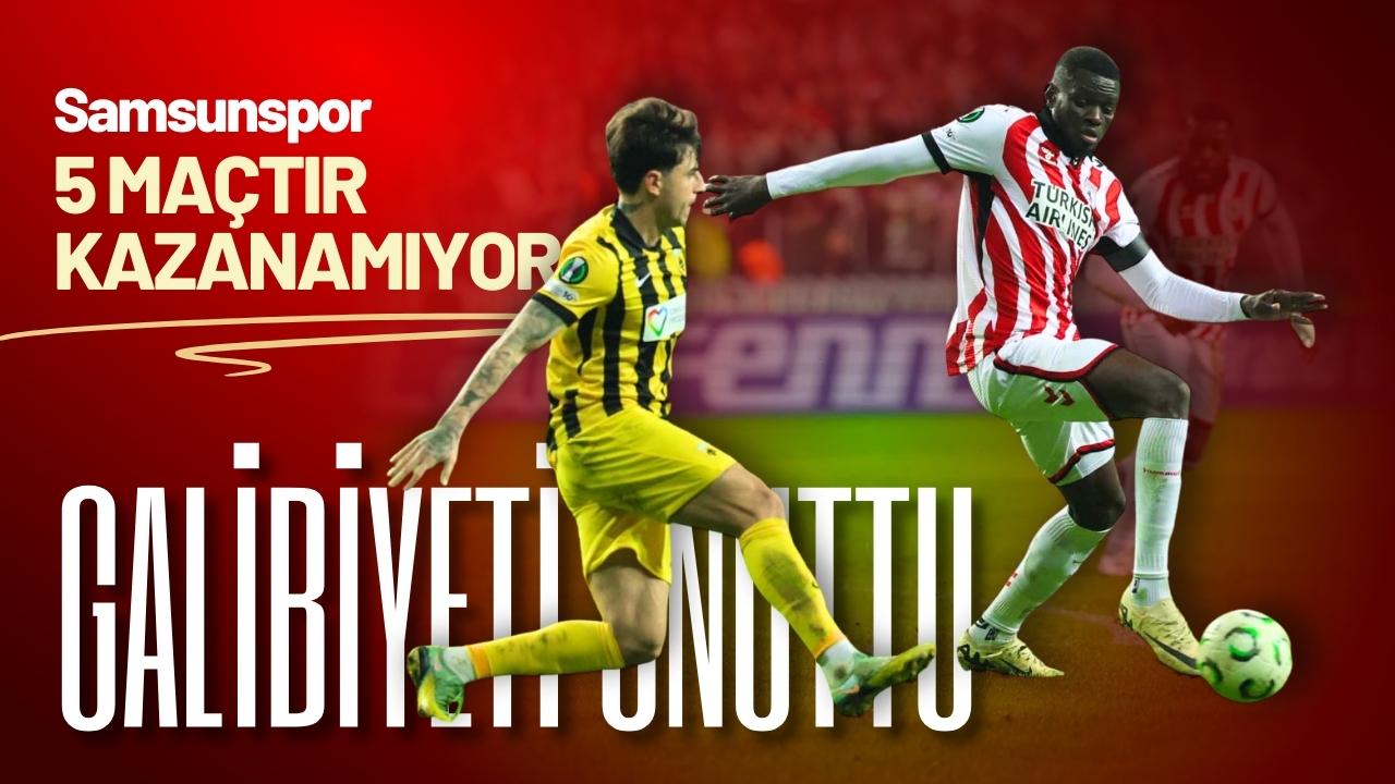 Samsunspor 1 aydır kazanamıyor