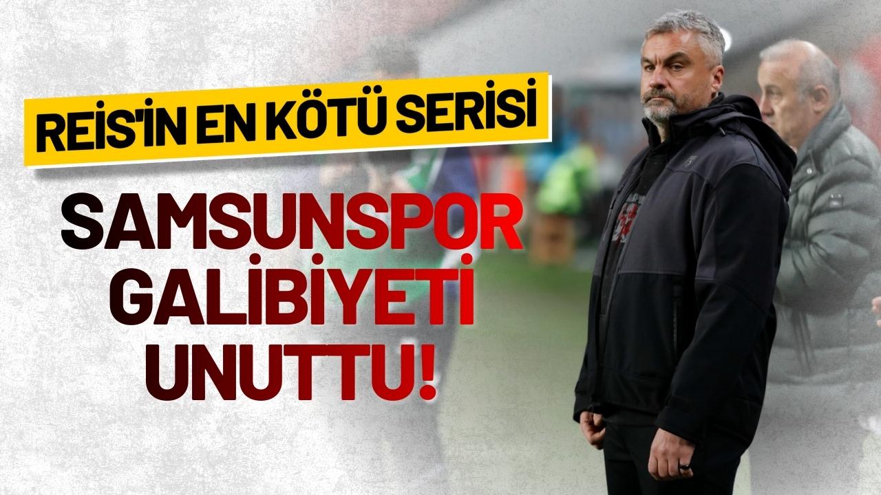 Samsunspor 6 maçtır kazanamıyor!