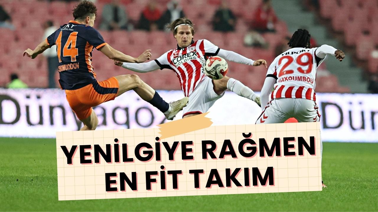 Samsunspor, Başakşehir yenilgisine rağmen Süper Lig'de haftanın en fit takımı oldu