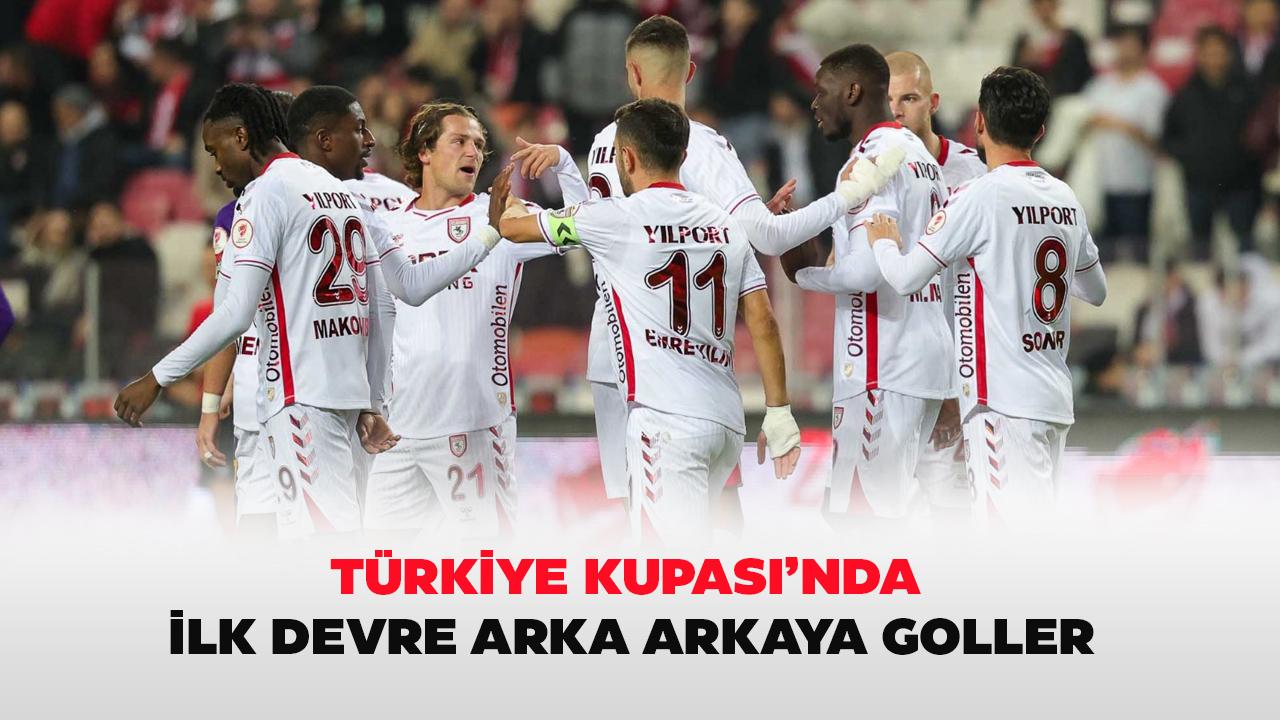 Samsunspor Eyüpspor maçında ilk devreyi önde bitirdi