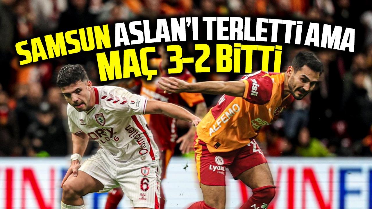 Samsunspor Galatasaray'a uzatmalarda kaybetti