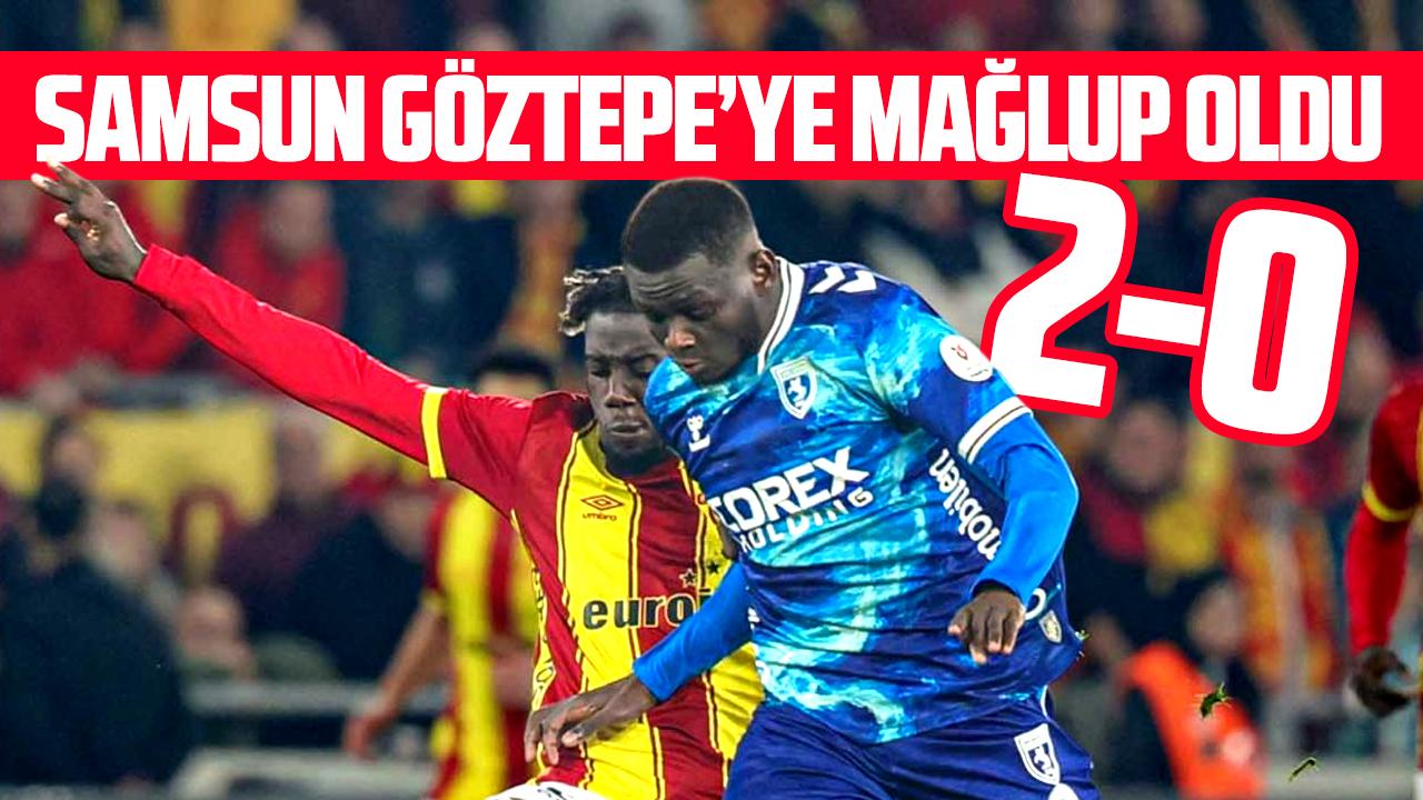Samsunspor, Göztepe deplasmanında mağlup oldu