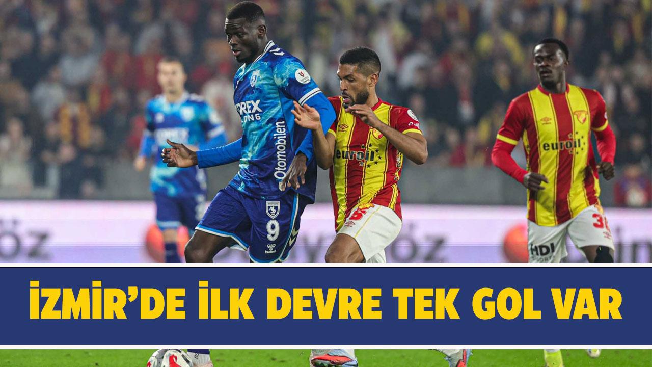 Samsunspor, Göztepe karşısında ilk devreyi geride tamamladı