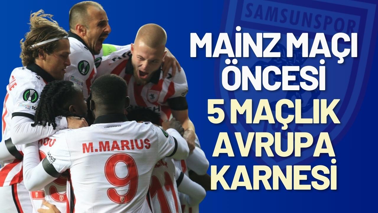 Samsunspor, Konferans Ligi'nde kaç gol attı? Kaç gol yedi? Kaç kez gol girişiminde bulundu?