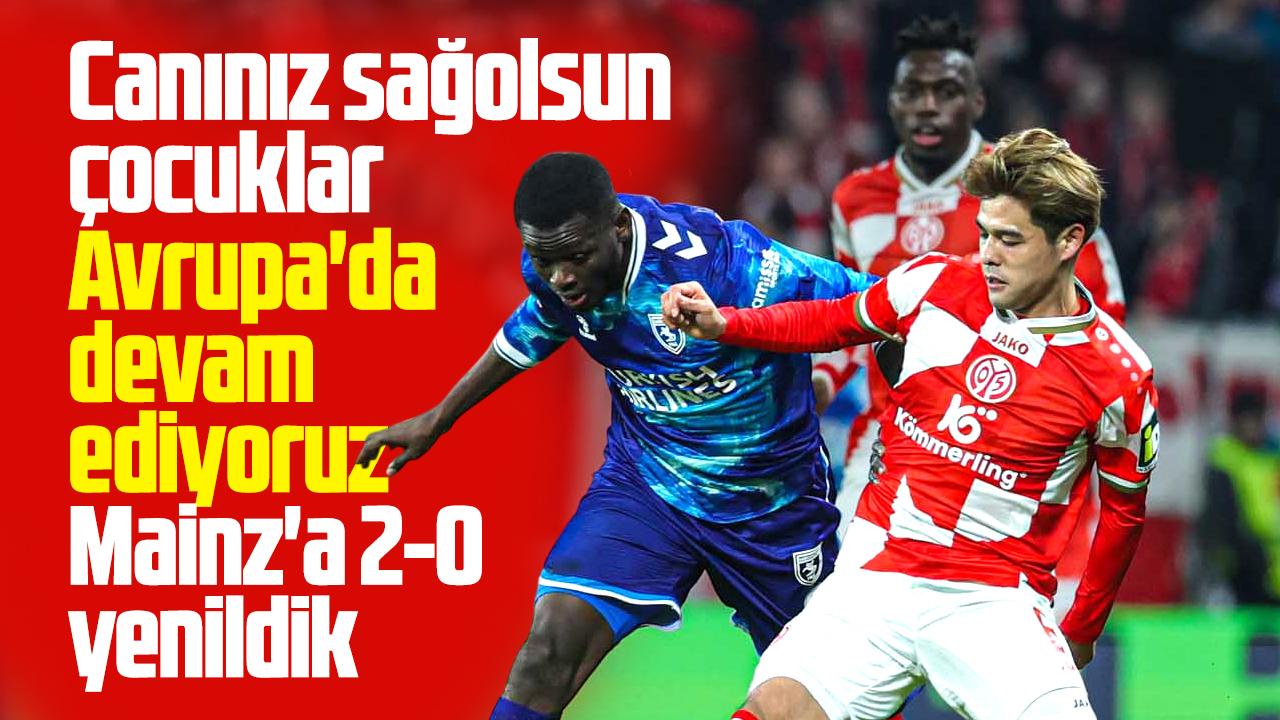 Samsunspor, Mainz'a kaybetti ama Konferans Ligi'nde playofflara kaldı