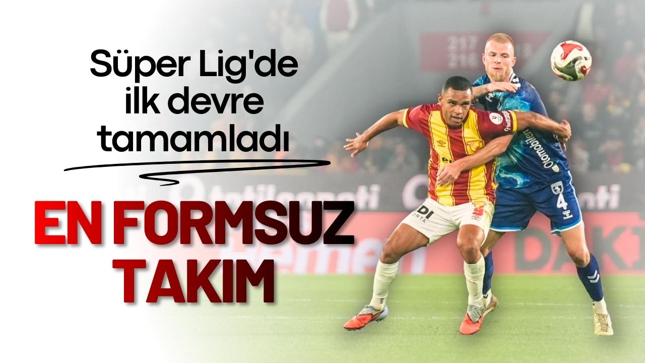 Samsunspor Süper Lig'de en formsuz takım olarak devreyi tamamladı