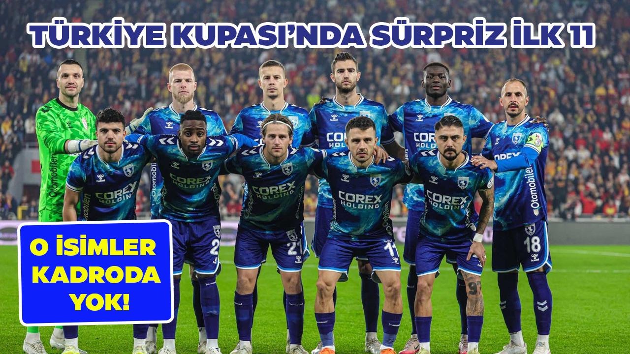 Samsunspor Türkiye Kupası'nda Eyüpspor maçındaki ilk 11 açıklandı