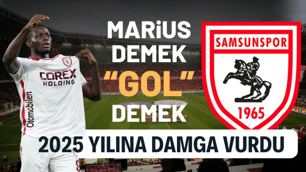 Samsunspor'da 2025 yılının en golcüsü: Marius Mouandilmadji