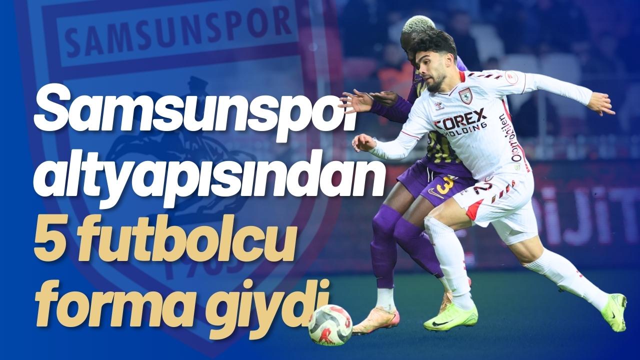 Samsunspor’da 3 futbolcu ilk kez profesyonel maça çıktı