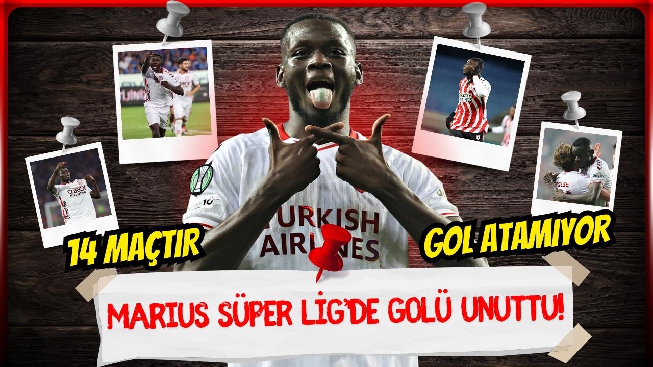 Samsunspor’da Marius Mouandilmadji Süper Lig'de golü unuttu! 14 maçtır gol atamıyor