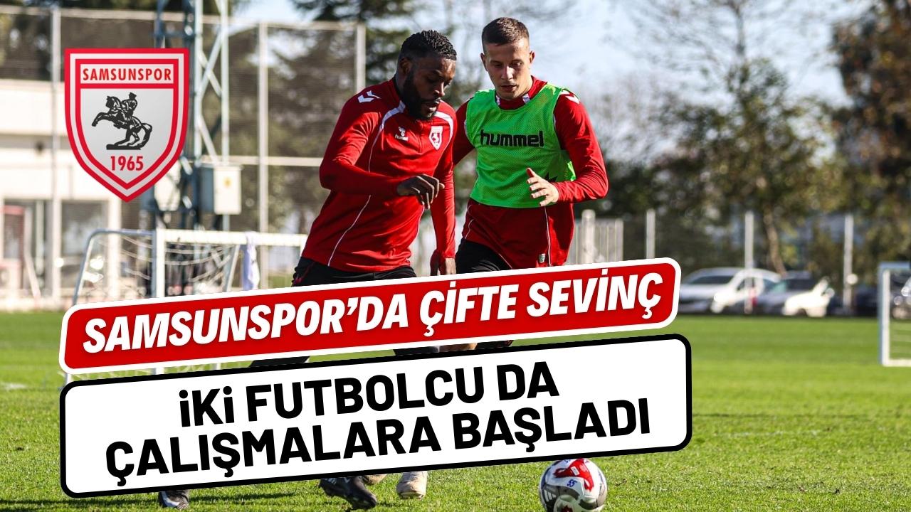 Samsunspor'da Ncham ve Satka takımla çalışmalara başladı