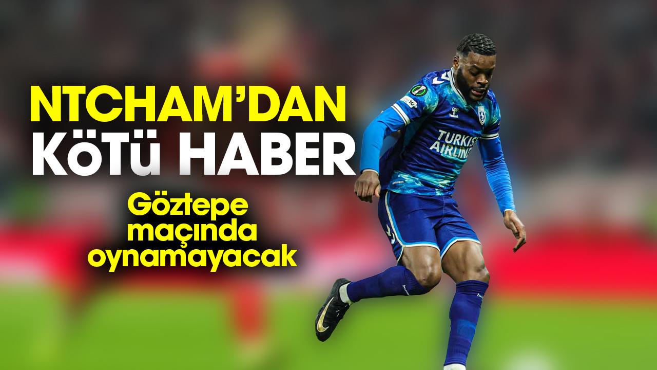 Samsunspor'da Ntcham Göztepe maçında oynamayacak