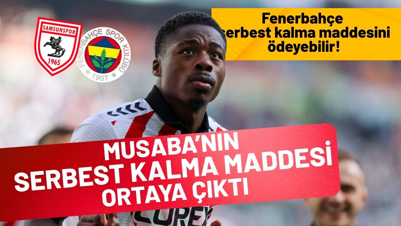 Samsunsporlu Musaba için şok iddia! Serbest kalma maddesi ortaya çıktı
