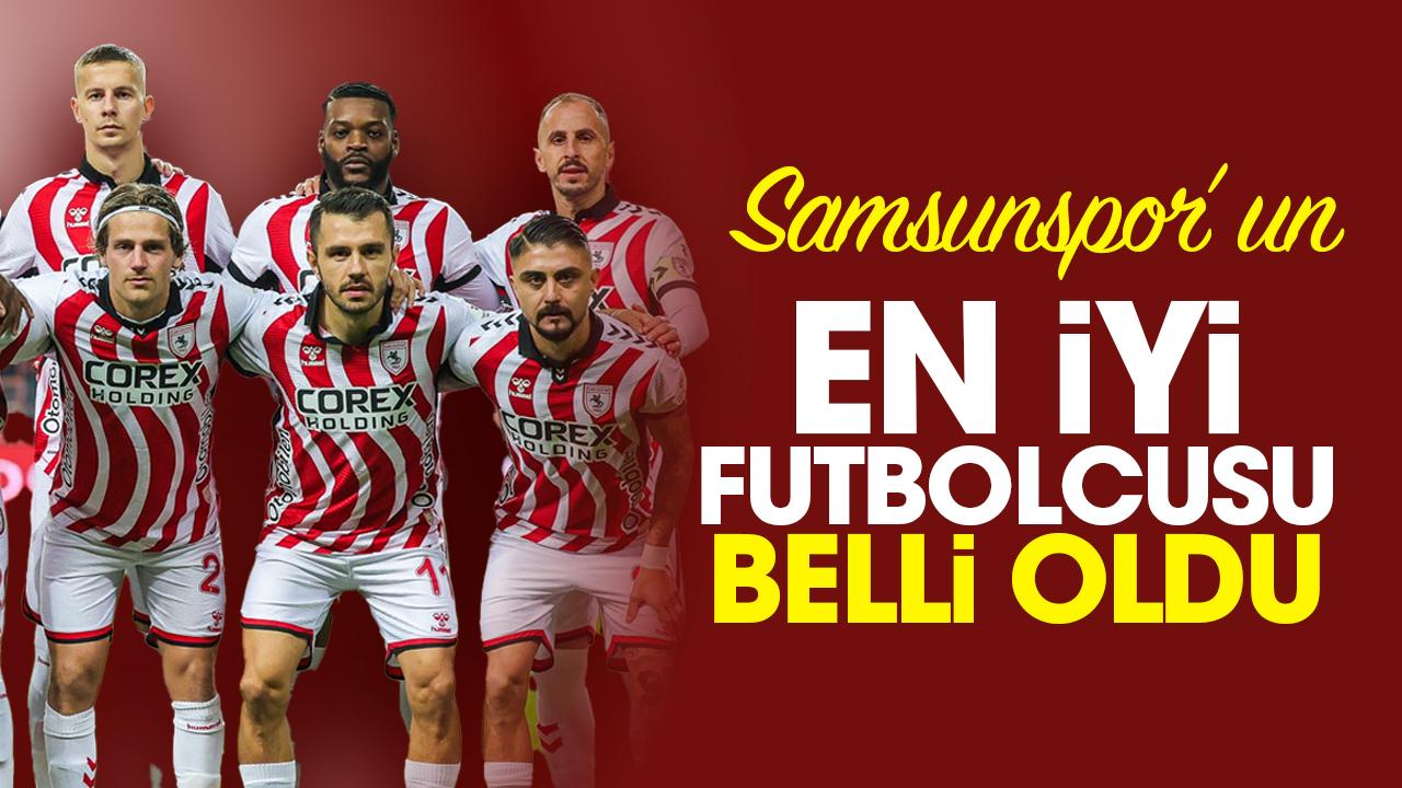 Samsunspor'un en iyi futbolcusu belli oldu