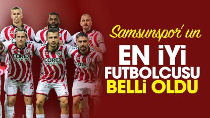 Samsunspor'un en iyi futbolcusu belli oldu
