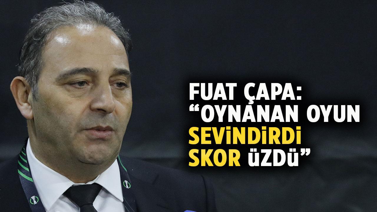 Samsunspor'un Futbol Direktörü Fuat Çapa: Emeğin karşılığını cömertçe harcadık