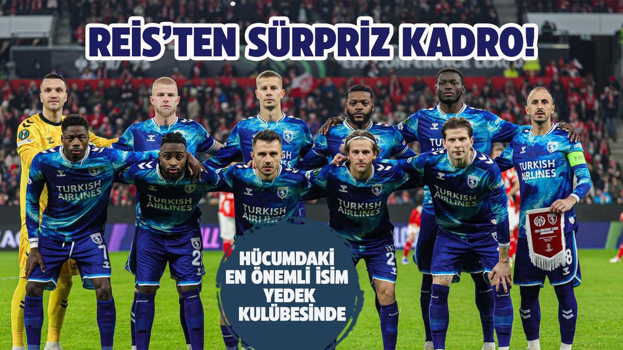 Samsunspor'un Göztepe maçındaki ilk 11'i açıklandı