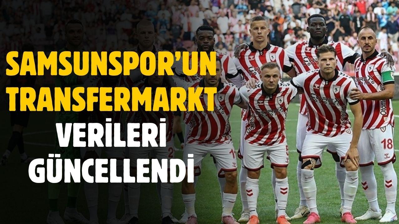 Samsunspor'un Transfermarkt verileri güncellendi