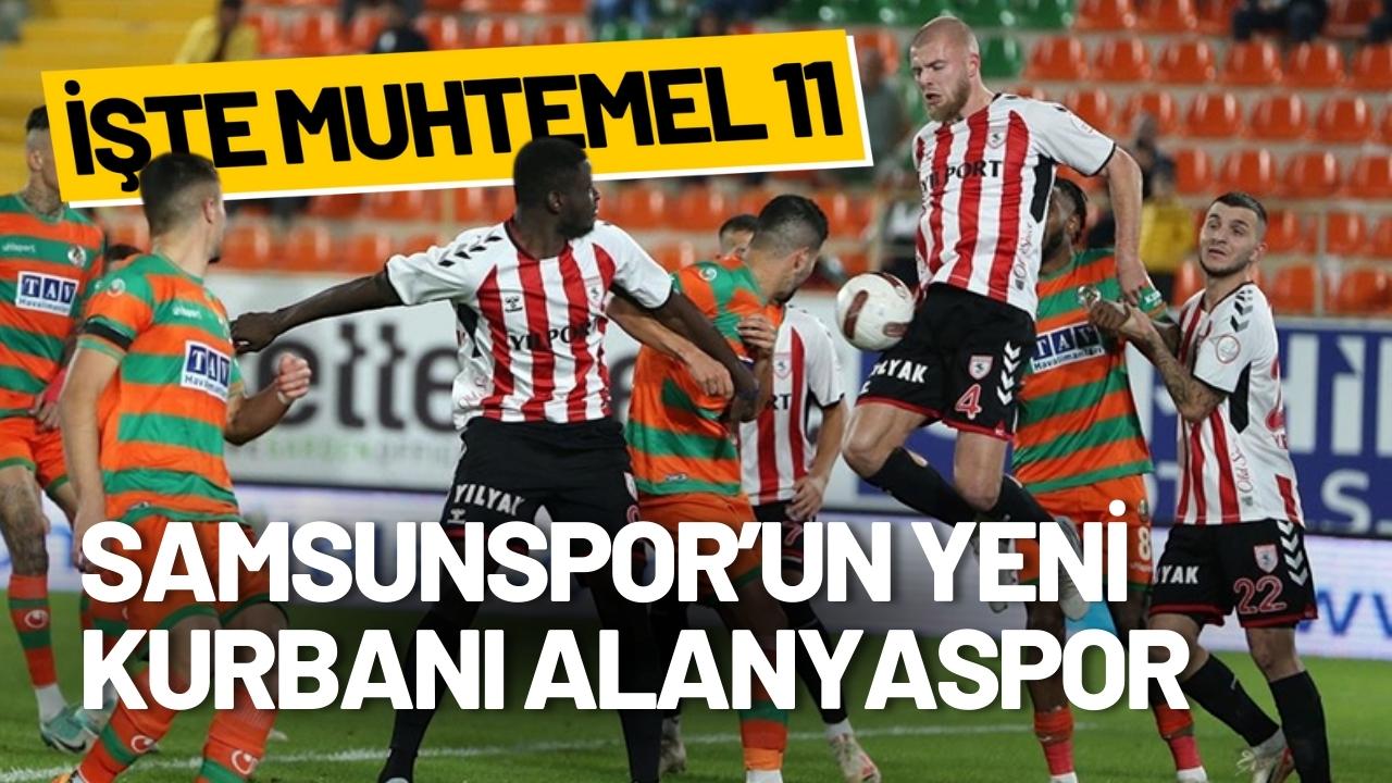 Samsunspor’un yeni kurbanı Alanyaspor