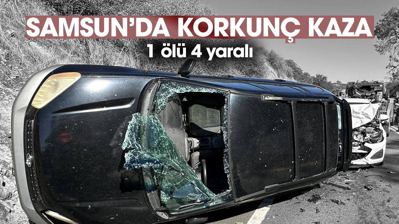 Samsun'un Alaçam ilçesinde otomobil devrildi: 1 kişi hayatını kaybetti