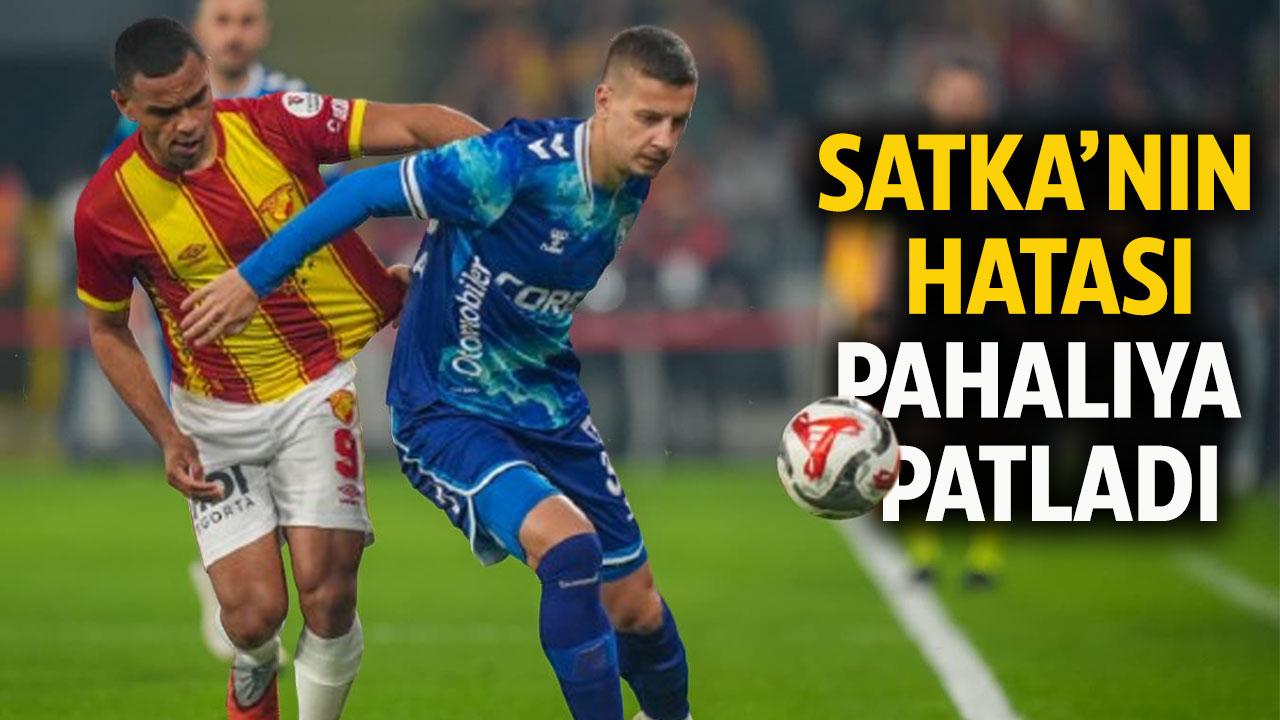 Satka’nın hatası Göztepe’ye golü getirdi