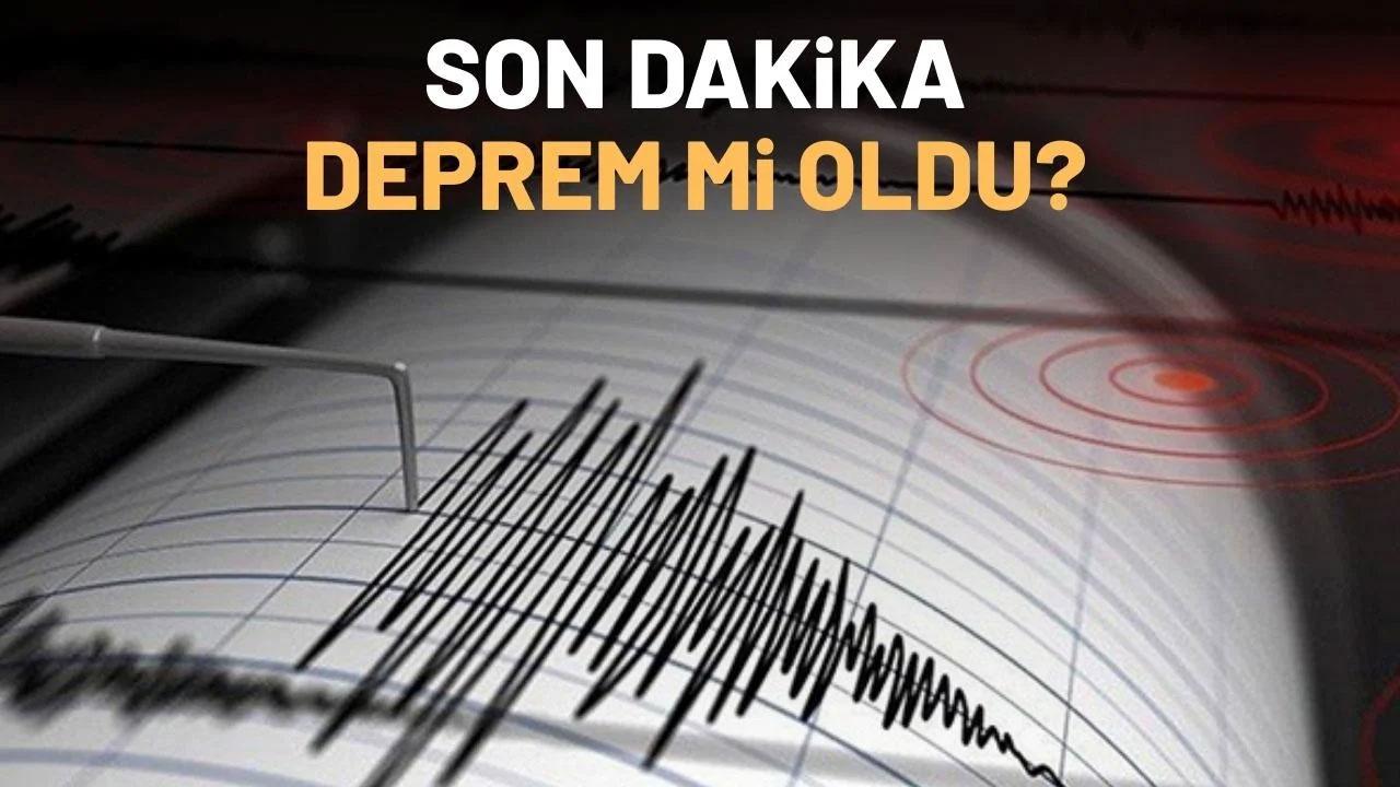 Son dakika Akdeniz'de deprem mi oldu? 3.12.2025 Akdeniz depremi