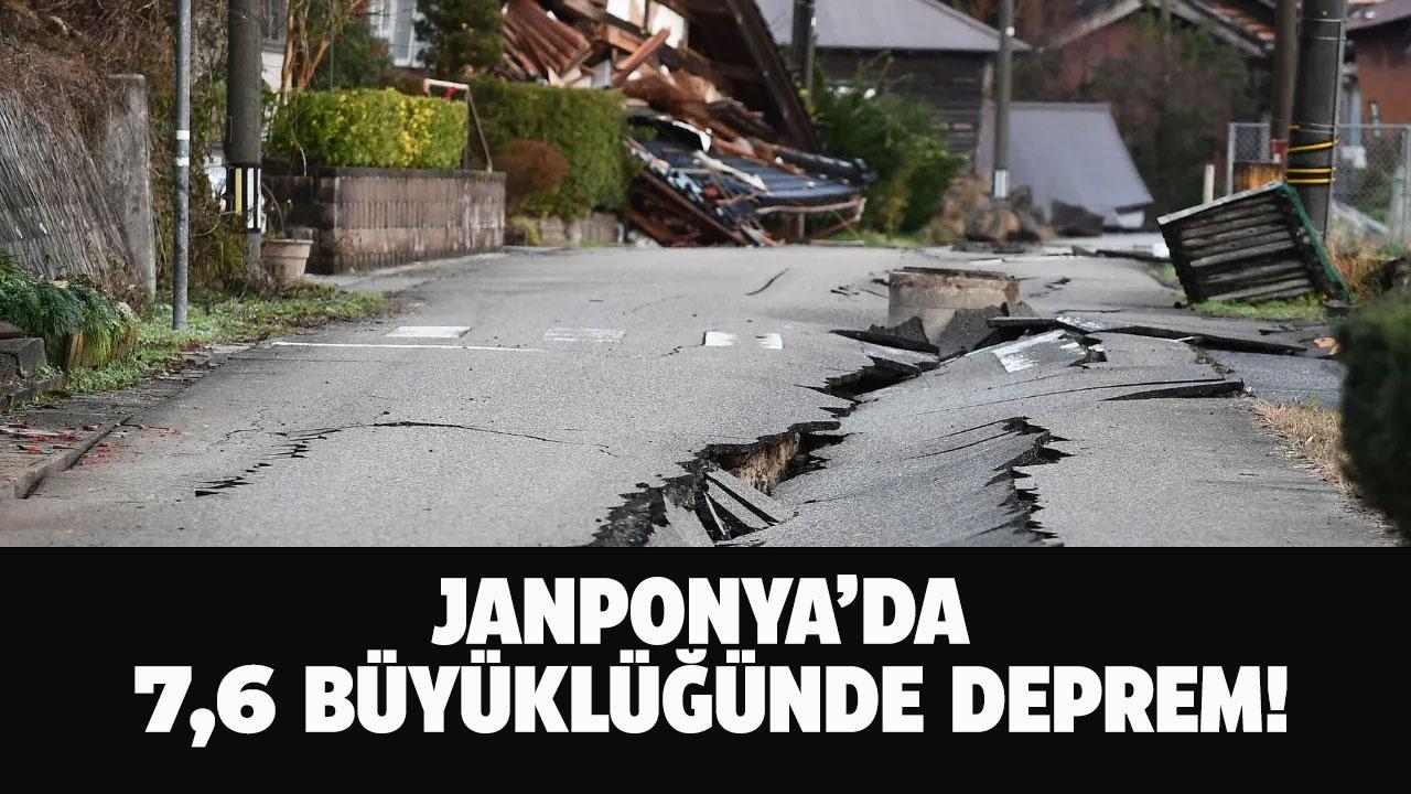 Son dakika Japonya'da deprem oldu! Tsunami sirenleri çalıyor.