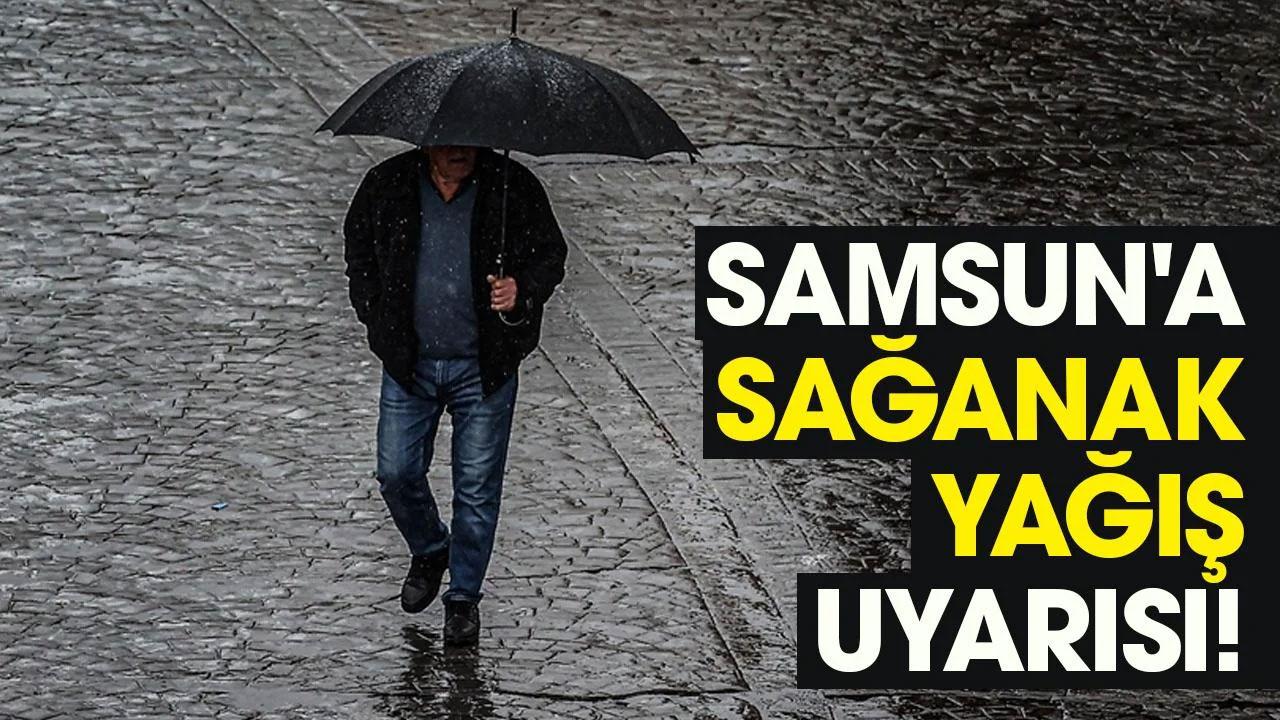 Son dakika Meteoroloji'den Samsun'a sağanak yağış uyarısı! 13 Aralık 2025 hava durumu