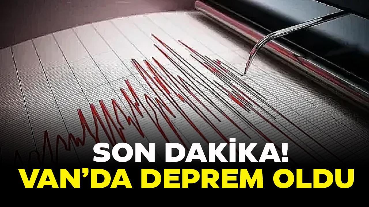 Son dakika Van'da deprem oldu! 24.12.2025 Van depremi