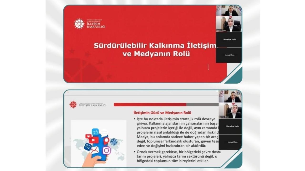 Sürdürülebilir kalkınma politikalarında iletişimin önemi ele alındı