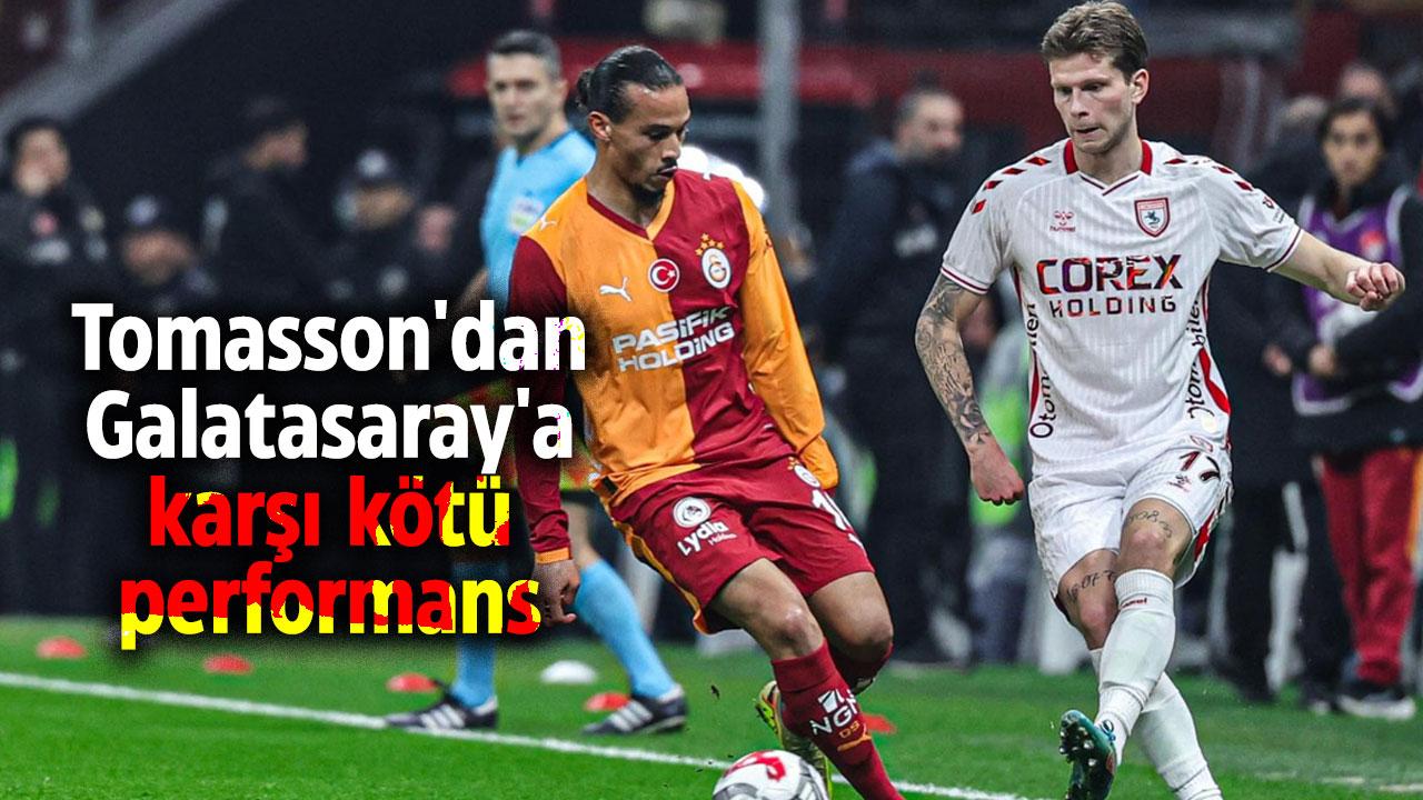 Tomasson'dan Galatasaray'a karşı kötü performans