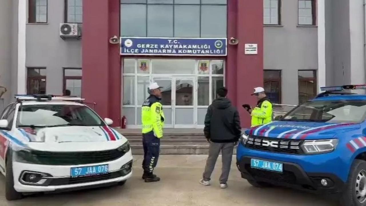 Trafik güvenliğini hiçe sayarak sosyal medyada şov yaptı! Cezayı yedi