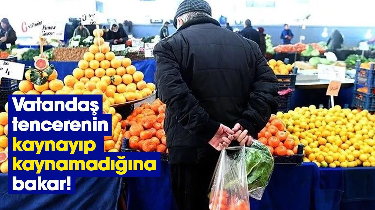 Vatandaş tencerenin kaynayıp kaynamadığına bakar!