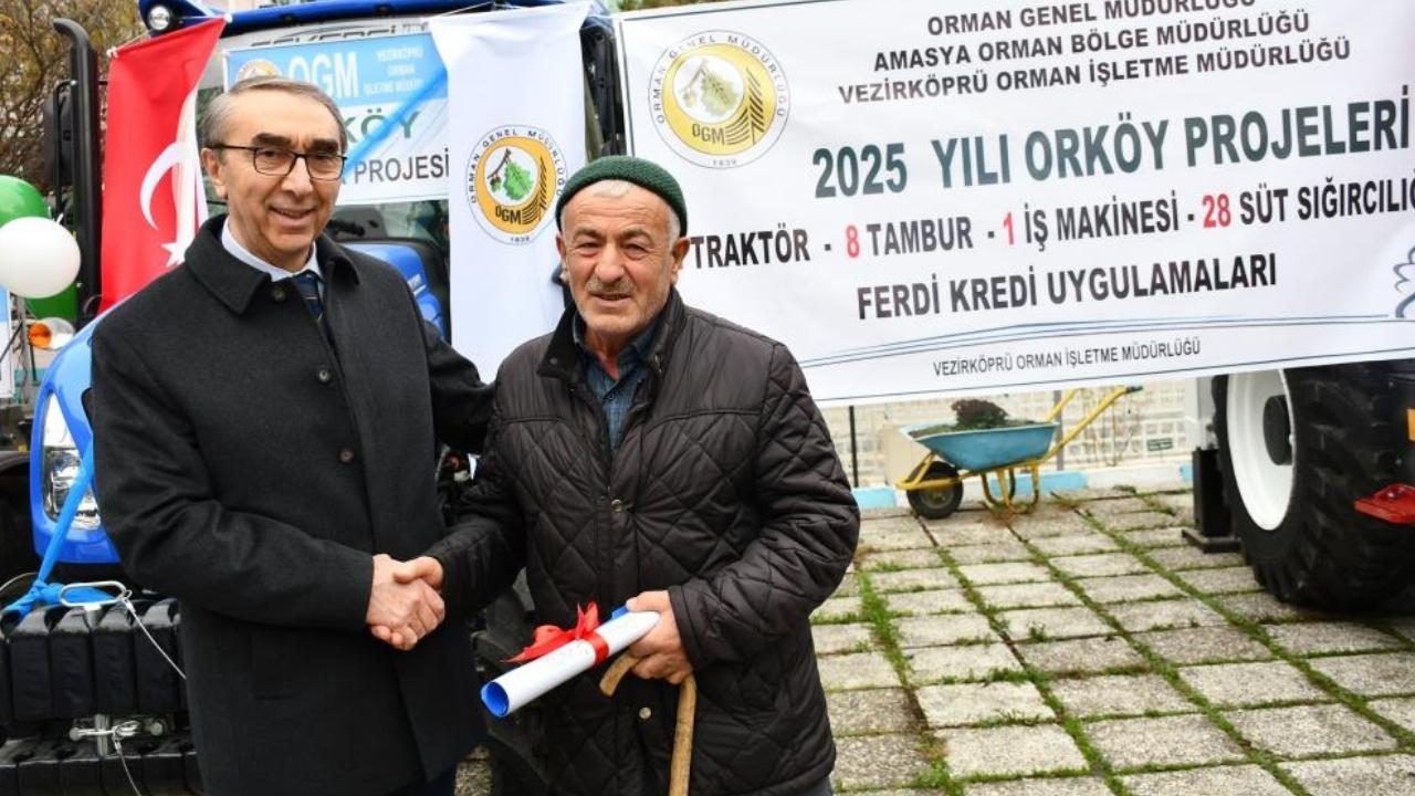 Vezirköprü’de orman köylüsüne destek