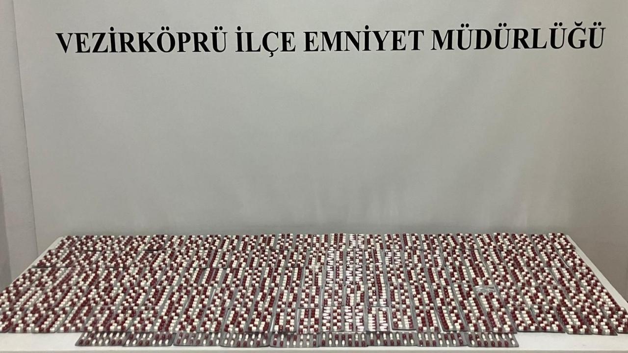 Vezirköprü’de uyuşturucu operasyonu