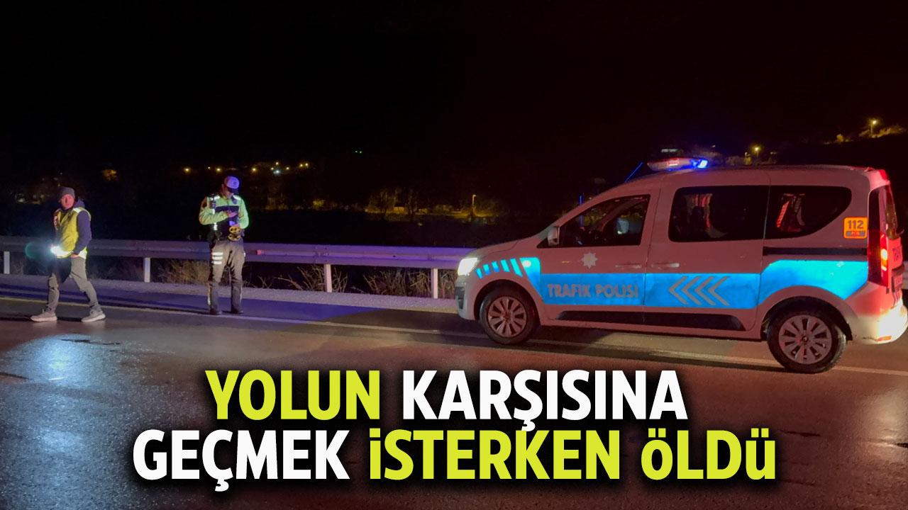 Yolun karşısına geçmek isteyen yaşlı adam öldü