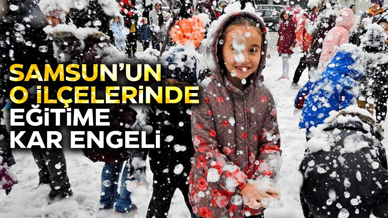 15 Ocak Perşembe Samsun'da okullar tatil mi?