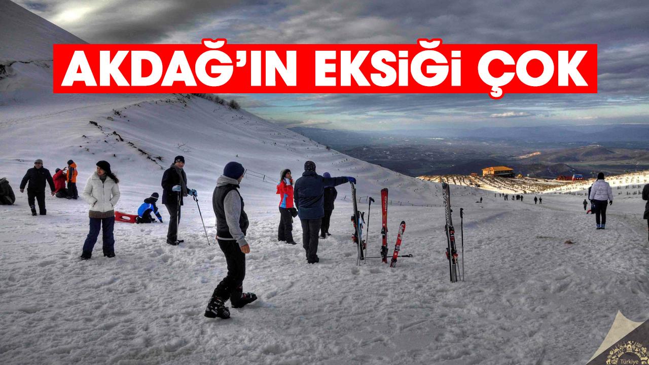 Akdağ Kayak Merkezi'nin eksiği çok