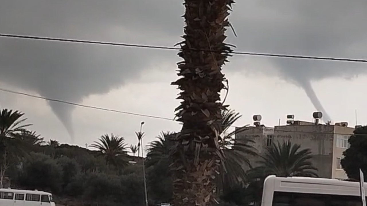 Akdeniz’de çifte hortum