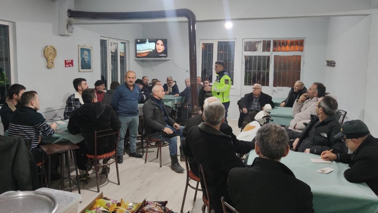 Alaçam'da ekiplerden sürücülere eğitim