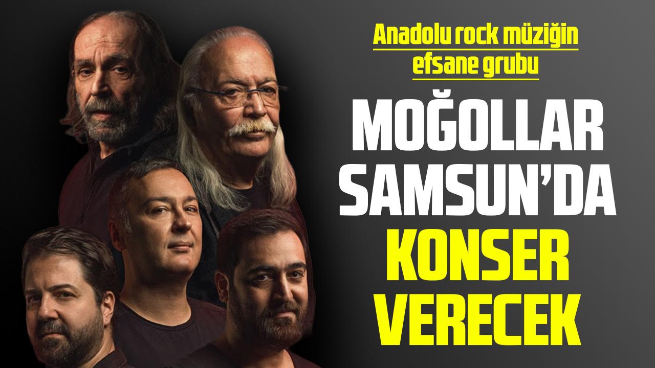 Anadolu rock müziğin efsane grubu Moğollar Samsun'da konser verecek