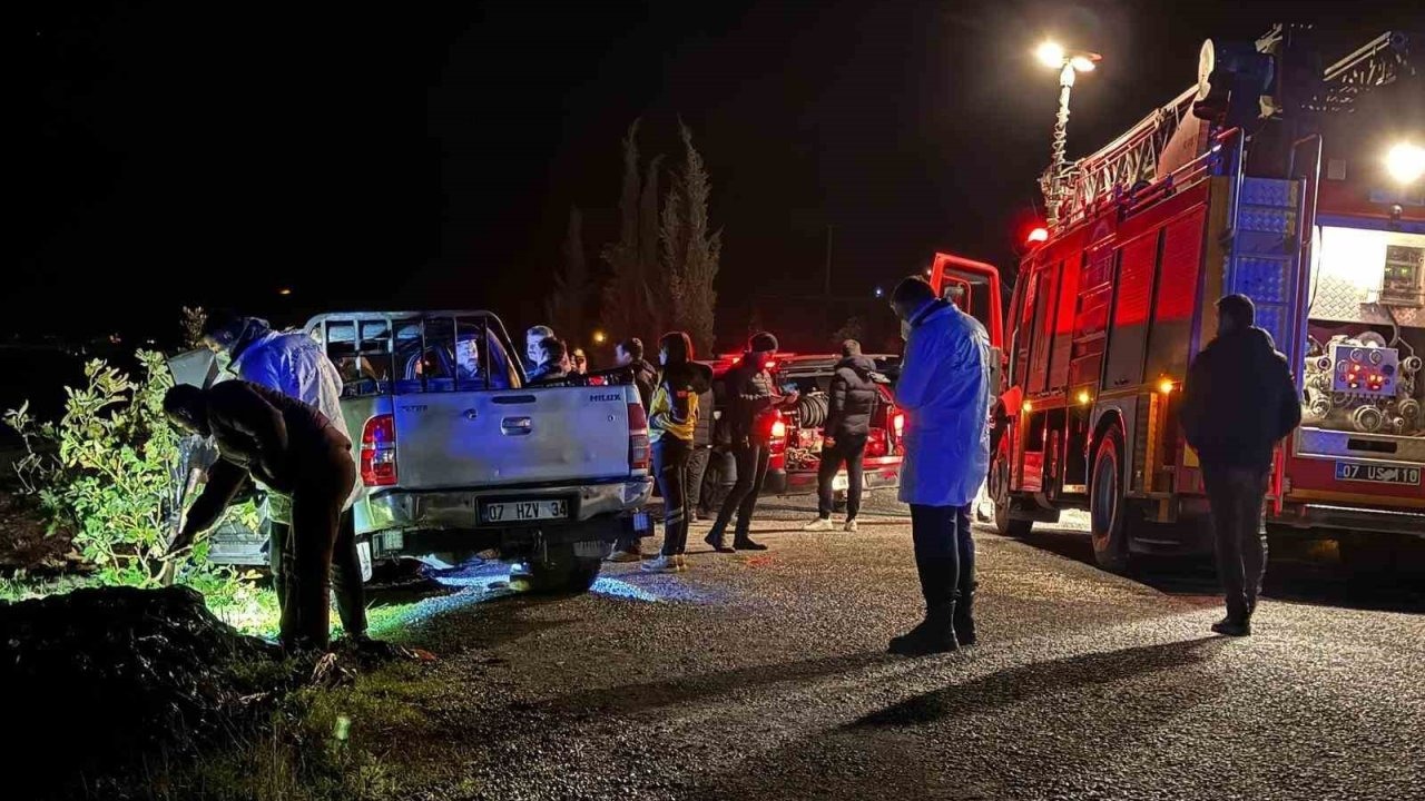 Araç içinde yanmış ceset olayında 4 gözaltı