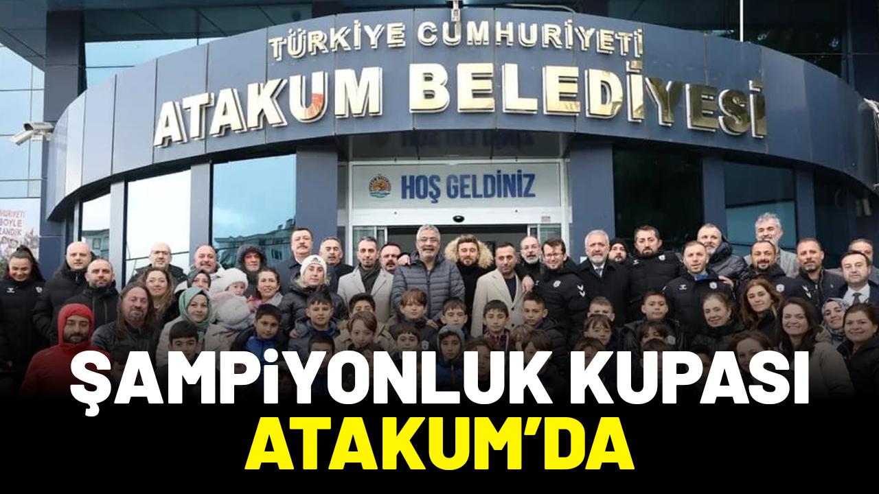 Atakum Belediyesi'nden şampiyonlara coşkulu karşılama