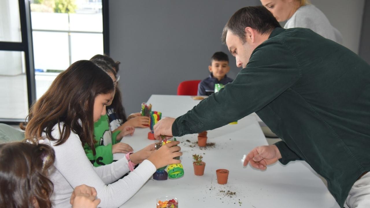 Atakum Belediyesinin Tatilde Anılar Biriktiriyoruz programında çocuklar buluştu