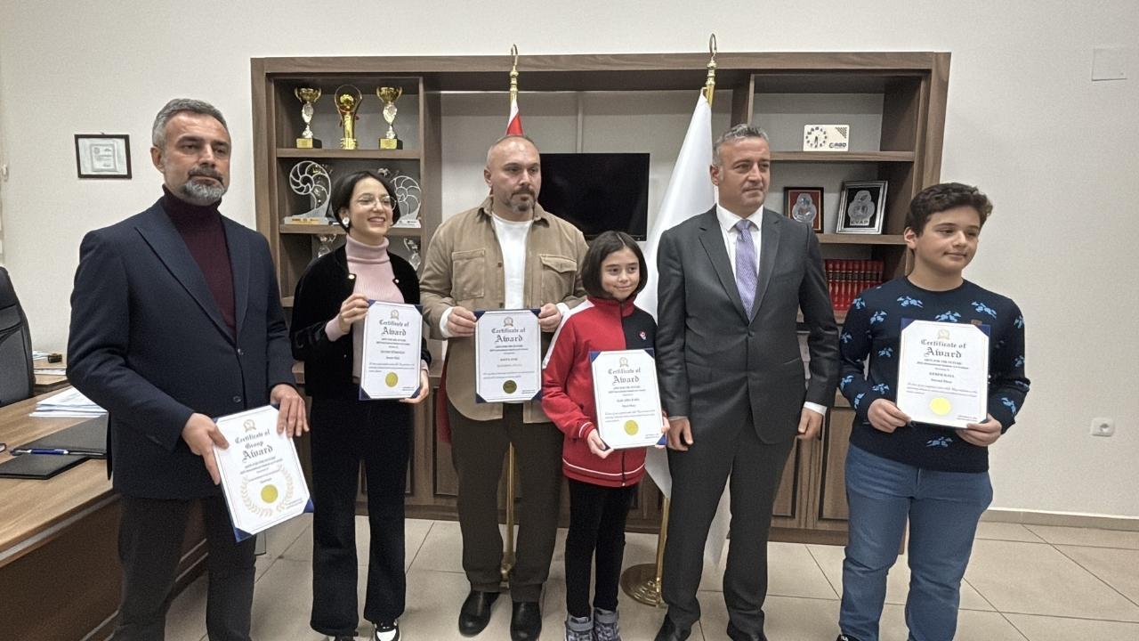 Atakum BİLSEM, uluslararası sanat yarışmasında 5 derece kazandı