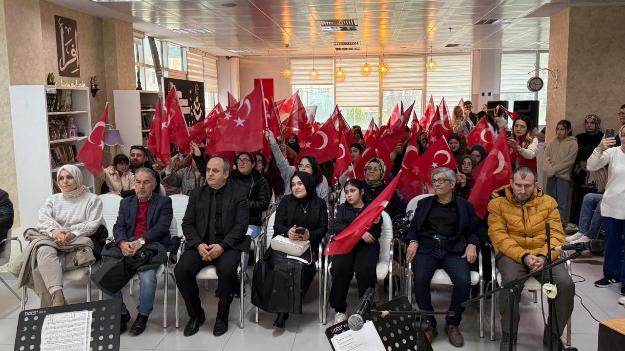 Bafra Gençlik Merkezinde kış konseri düzenlendi