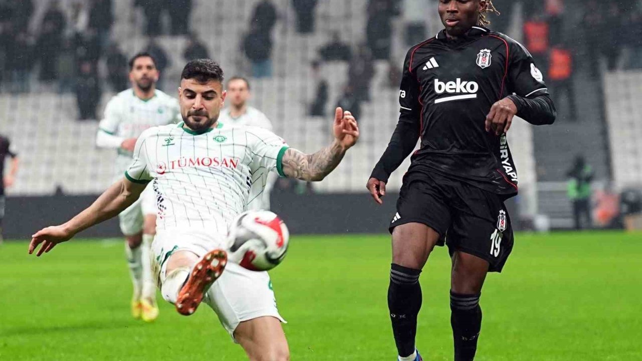 Beşiktaş,Konyaspor’u 2-1 mağlup etti